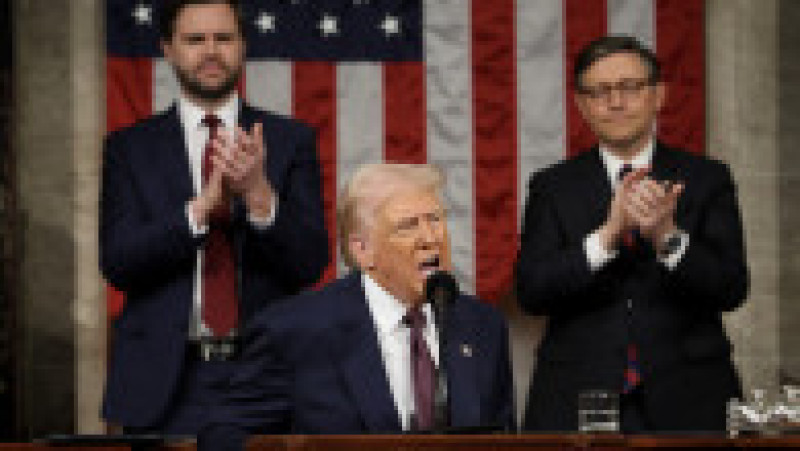 Donald Trump, primul discurs în Congres în al doilea mandat. Foto: Profimedia | Poza 2 din 12