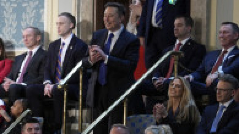 Elon Musk, la primul discurs al lui Trump în Congres în al doilea mandat. Foto: Profimedia | Poza 7 din 12