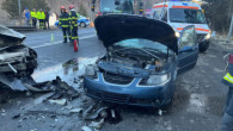 Accident DN1. Foto: ISU Prahova | Poza 2 din 3