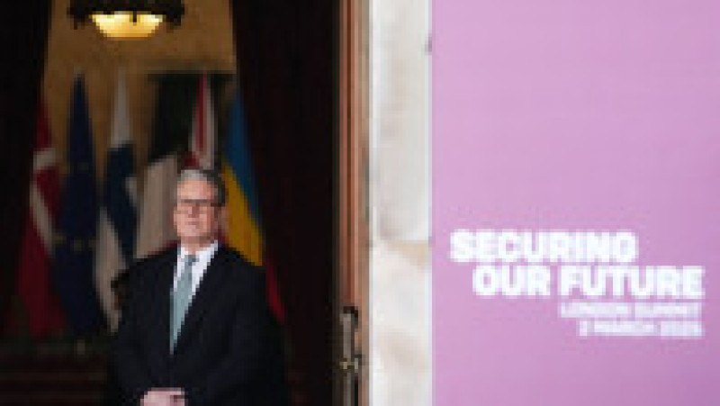Premierul britanic Keir Starmer, gazda summitului pentru securitatea europeană de la Londra. Foto: Profimedia | Poza 16 din 17