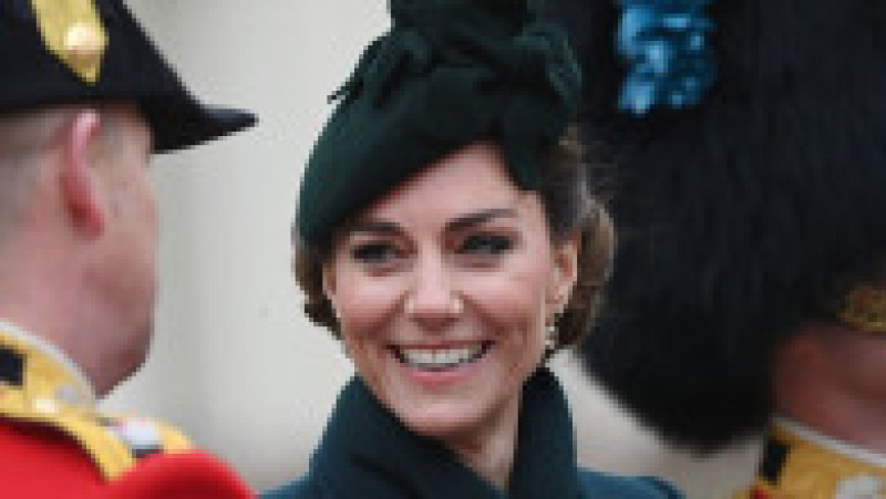 Prințesa Kate a celebrat Ziua Sfântului Patrick cu Garda Irlandeză. Sursa foto: Profimedia Images | Poza 1 din 16