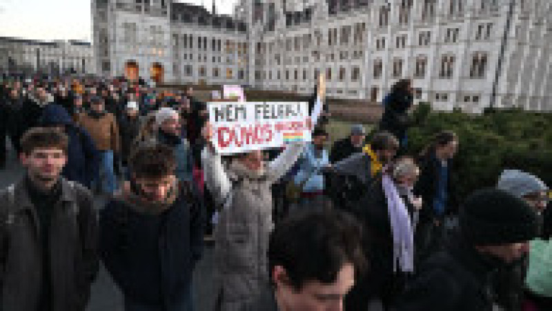 Proteste la Budapesta. Foto: Profimedia Images | Poza 3 din 5