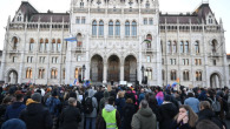 Proteste la Budapesta. Foto: Profimedia Images | Poza 1 din 5