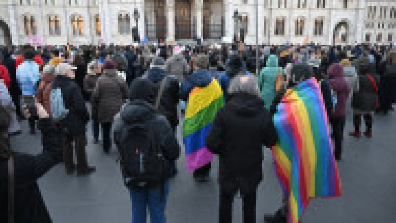 Proteste la Budapesta. Foto: Profimedia Images | Poza 2 din 5