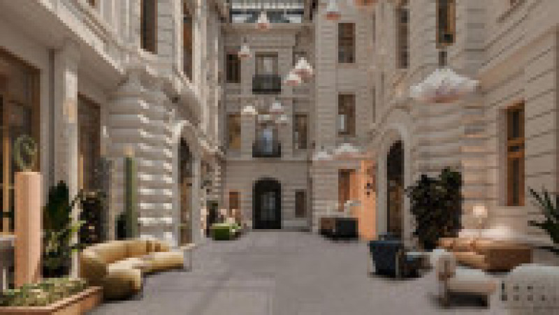 Fostul Palat BCR din centrul Bucureștiului va fi transformat în hotel de 5 stele. Foto: Facebook/Nicusor Dan | Poza 1 din 3