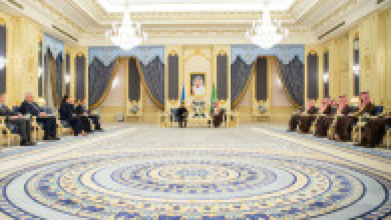 Volodimir Zelenski și Mohammed bin Salman. Foto: Profimedia Images | Poza 3 din 7