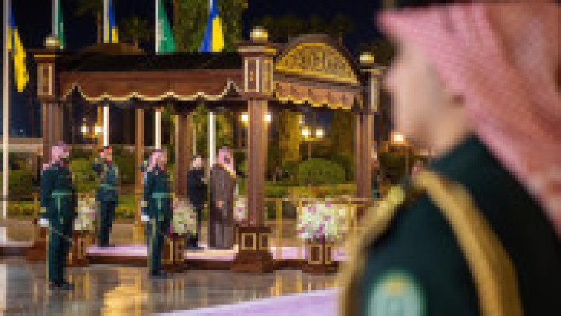 Volodimir Zelenski și Mohammed bin Salman. Foto: Profimedia Images | Poza 5 din 7