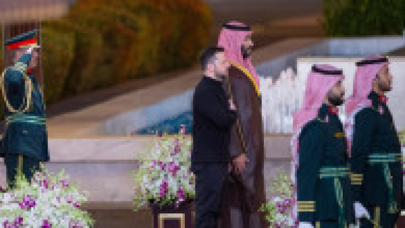 Volodimir Zelenski și Mohammed bin Salman. Foto: Profimedia Images | Poza 6 din 7