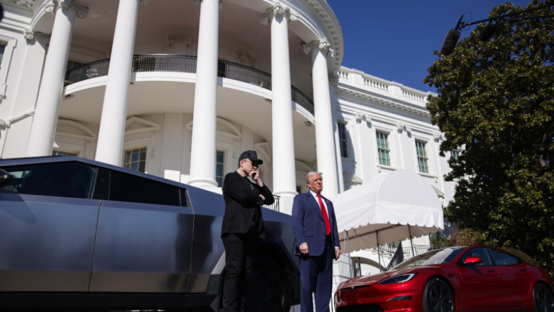 Donald Trump a cumpărat o Tesla Model S. Foto: Profimedia