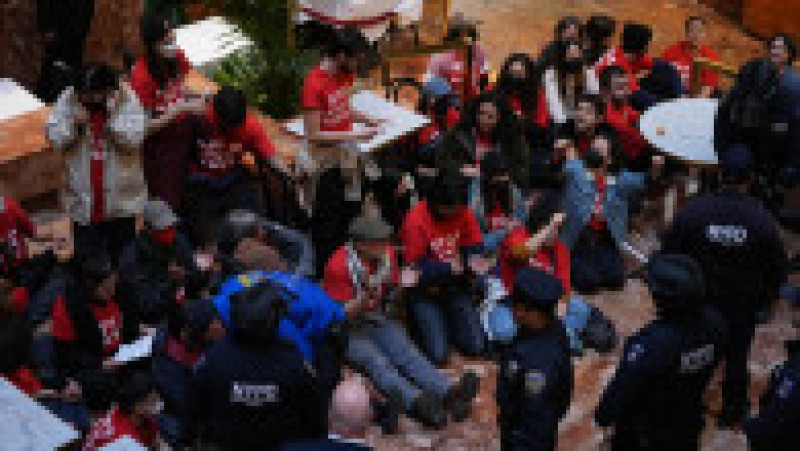 Protest pro-palestinian la Trump Tower, în New York, 13 martie 2025. Foto: Profimedia | Poza 7 din 9