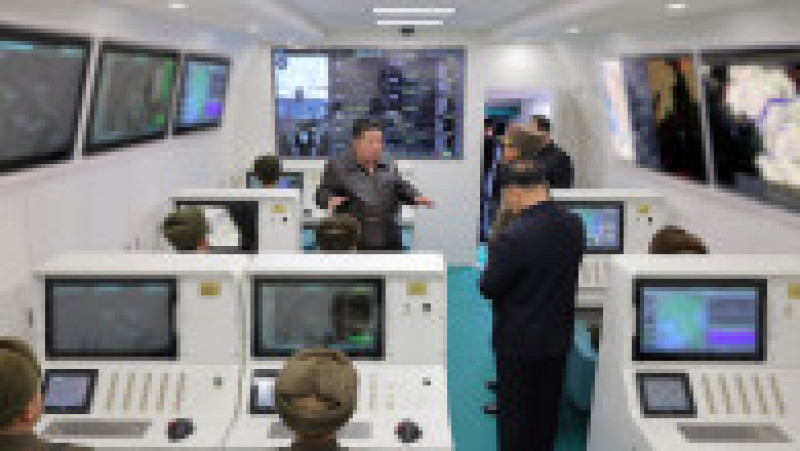 Kim Jong-un a supravegheat testarea unor noi drone explozive. Foto: Profimedia | Poza 1 din 7