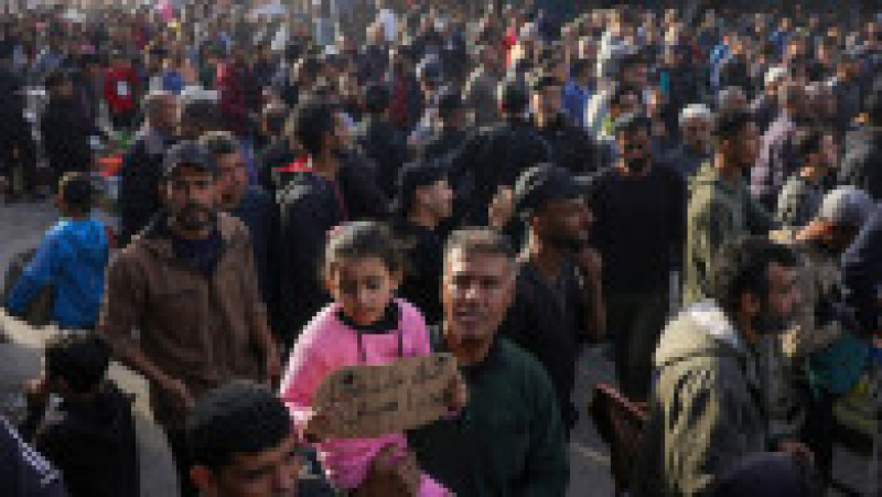 Protest anti-Hamas în Beit Lahia, Fâșia Gaza, în 25 martie 2025. Foto: Profimedia | Poza 5 din 5
