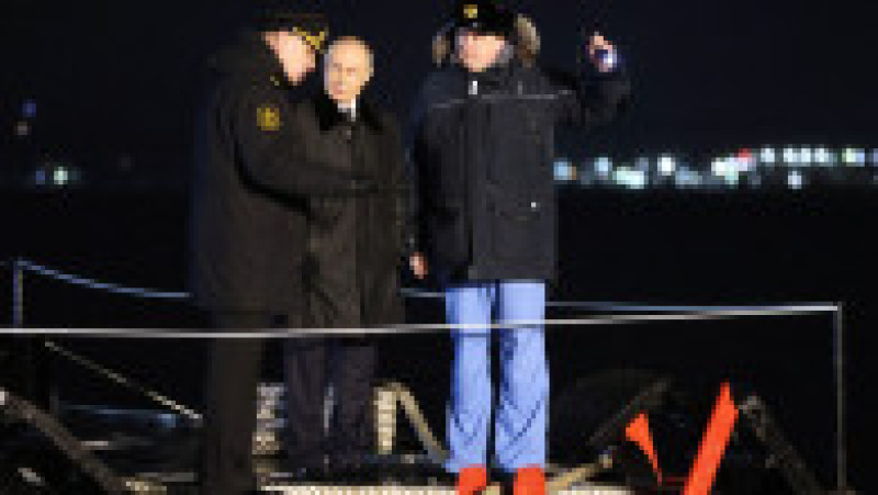 Putin a lansat submarinul Perm. Sursa foto: Profimedia Images | Poza 6 din 9
