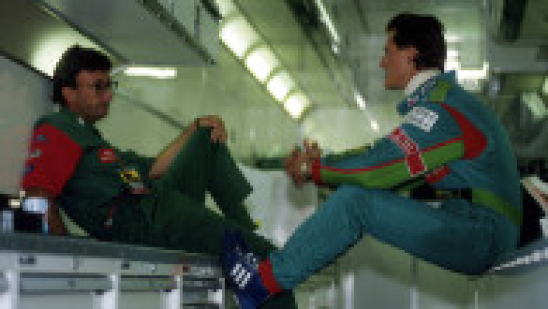 Michael Schumacher și Eddie Jordan. Foto: Profimedia | Poza 1 din 5