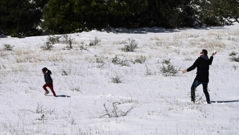 Ninsori abundente în nordul Greciei. Foto: Profimedia