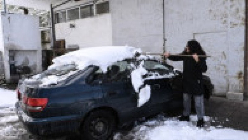 Ninsori abundente în nordul Greciei. Foto: Profimedia | Poza 2 din 5