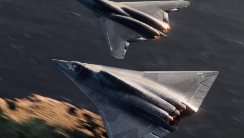 J-50 și J-36 sunt avioanele militare de generația a șasea la care lucrează China. Captură foto: X