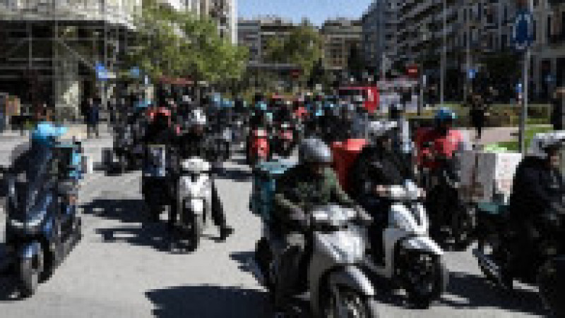 Peste 15.000 de persoane au manifestat miercuri la Atena şi Salonic. Foto: Profimedia | Poza 4 din 21