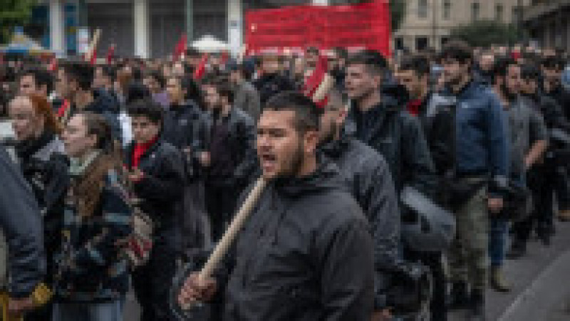 Peste 15.000 de persoane au manifestat miercuri la Atena şi Salonic. Foto: Profimedia | Poza 8 din 21