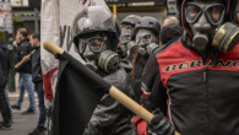Peste 15.000 de persoane au manifestat miercuri la Atena şi Salonic. Foto: Profimedia | Poza 2 din 21