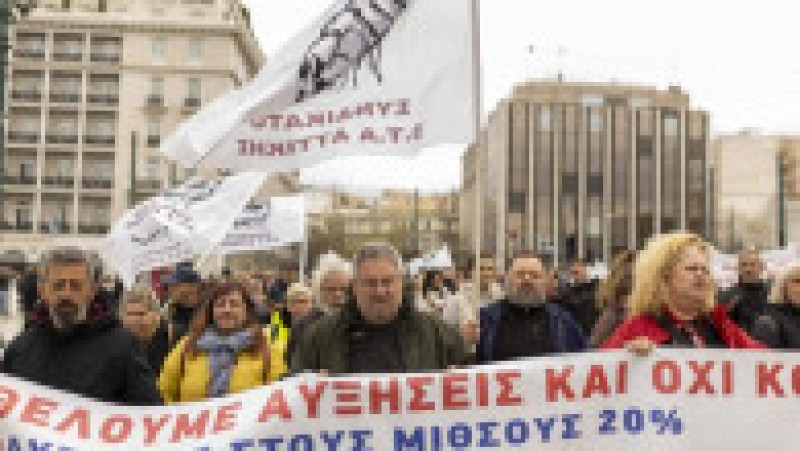 Peste 15.000 de persoane au manifestat miercuri la Atena şi Salonic. Foto: Profimedia | Poza 17 din 21