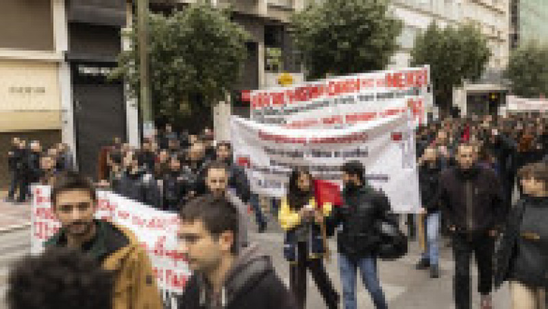 Peste 15.000 de persoane au manifestat miercuri la Atena şi Salonic. Foto: Profimedia | Poza 15 din 21