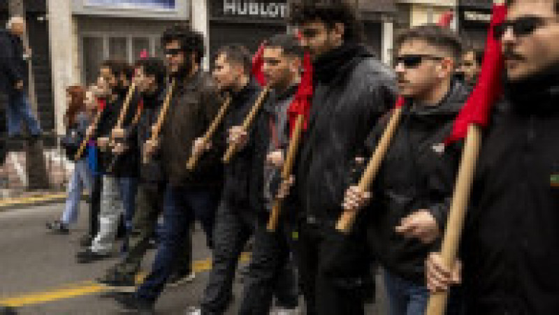 Peste 15.000 de persoane au manifestat miercuri la Atena şi Salonic. Foto: Profimedia | Poza 16 din 21