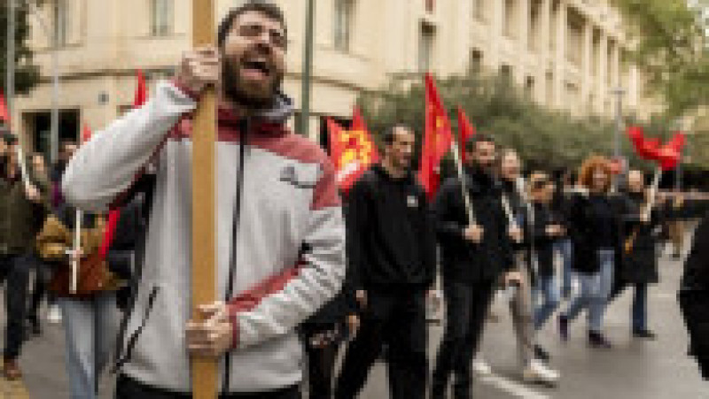 Peste 15.000 de persoane au manifestat miercuri la Atena şi Salonic. Foto: Profimedia | Poza 12 din 21