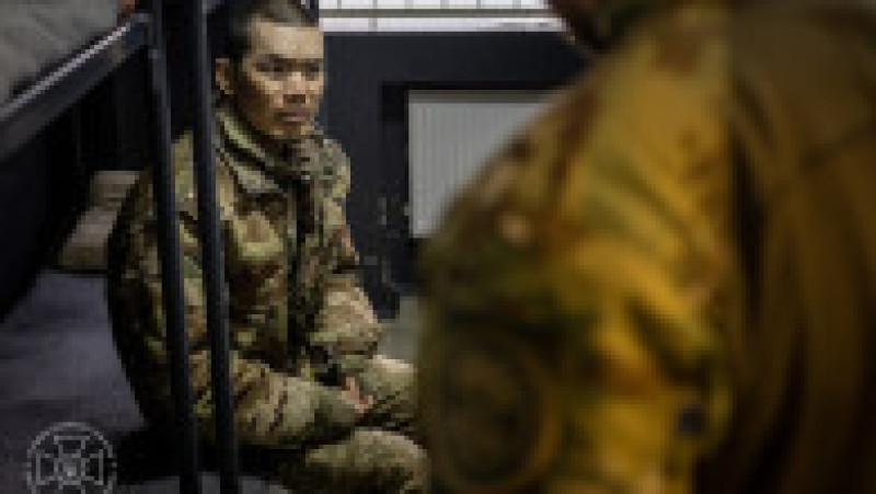 Militar chinez capturat în regiunea Donețk, Ucraina. Sursa foto: SBU/Facebook | Poza 5 din 7