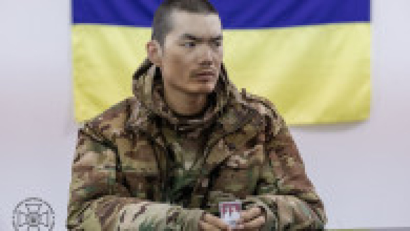 Militar chinez capturat în regiunea Donețk, Ucraina. Sursa foto: SBU/Facebook | Poza 3 din 7
