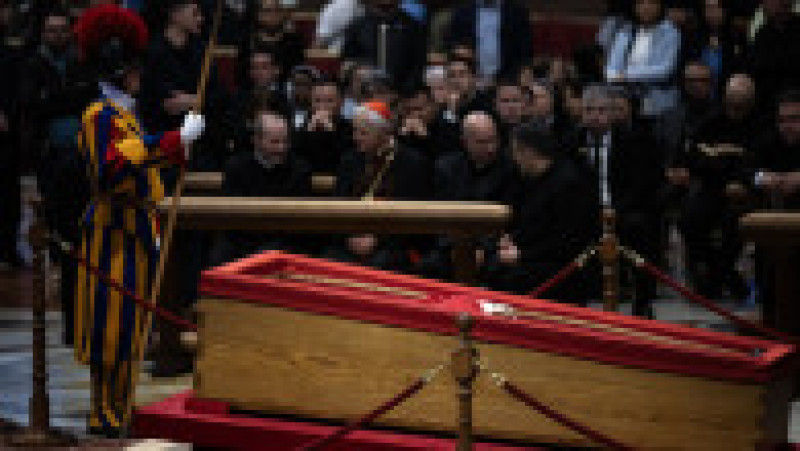 Ceremonia de înmormântare a Papei Francisc în Piața Sf. Petru din Vatican. Sursa foto: Profimedia Images | Poza 11 din 13