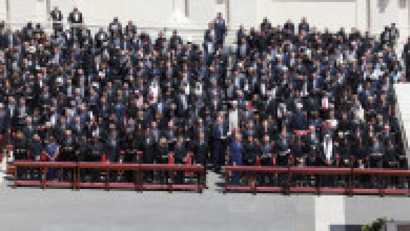 Ceremonia de înmormântare a Papei Francisc în Piața Sf. Petru din Vatican. Sursa foto: Profimedia Images | Poza 7 din 13
