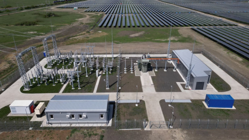 Parcul Fotovoltaic Teiuş. Foto: Sebastian Burduja/Facebook