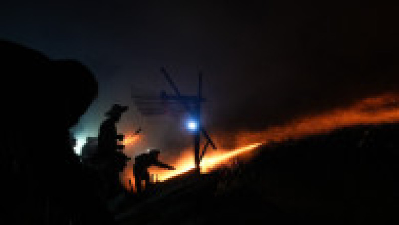 „Războiul rachetelor” de Paște, pe insula grecească Chios Foto: Profimedia | Poza 11 din 13
