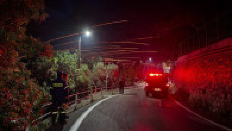 „Războiul rachetelor” de Paște, pe insula grecească Chios Foto: Profimedia | Poza 8 din 13