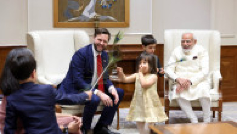 J.D. Vance s-a întâlnit cu premierul Indiei. Sursa foto: Profimedia Images | Poza 4 din 6