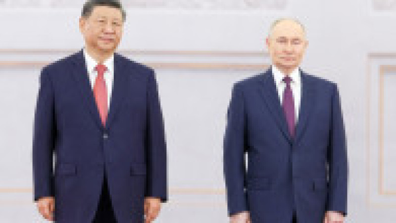 Xi Jinping și Vladimir Putin la Moscova. Foto: Profimedia Images | Poza 2 din 8