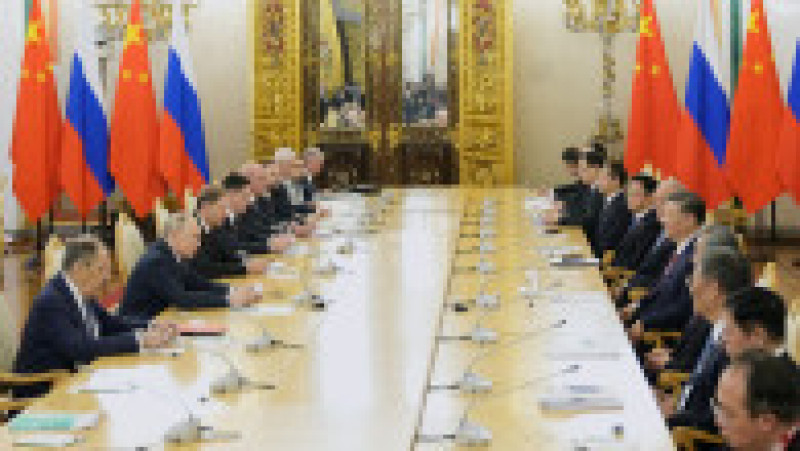 Xi Jinping și Vladimir Putin la Moscova. Foto: Profimedia Images | Poza 6 din 8