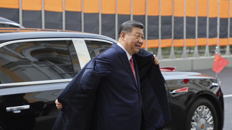 Xi Jinping și Vladimir Putin la Moscova. Foto: Profimedia Images