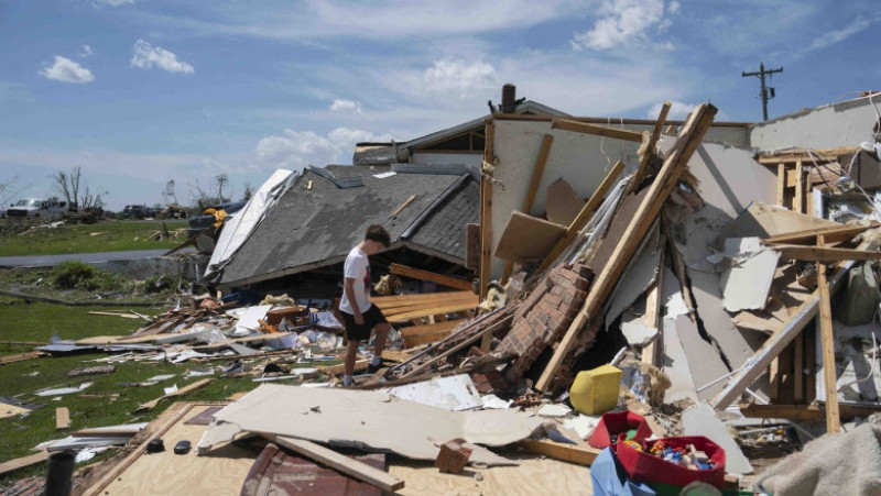 Efectele tornadelor în SUA, 18 mai 2025 Foto:Profimedia