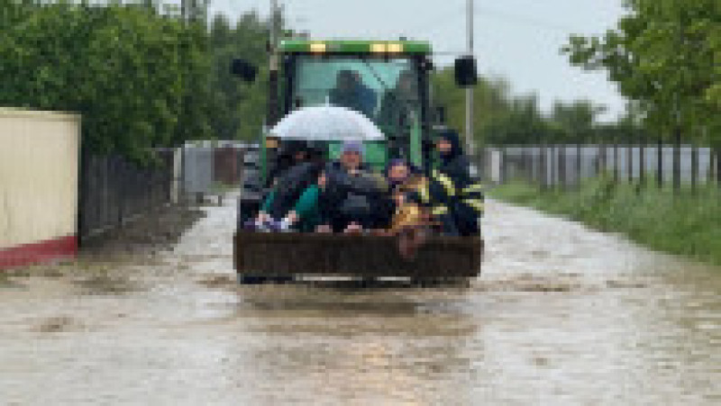 Inundații în Botoșani. Foto: ISU Botoșani | Poza 3 din 6