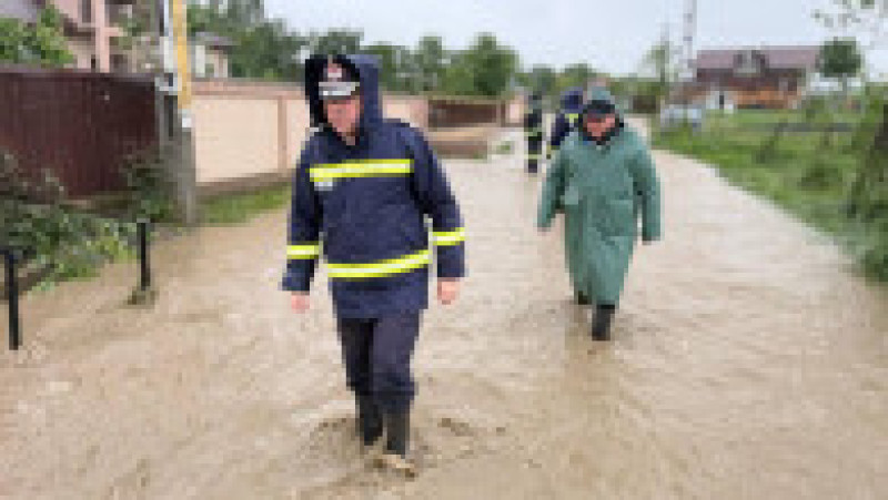 Inundații în Botoșani. Foto: ISU Botoșani | Poza 2 din 6