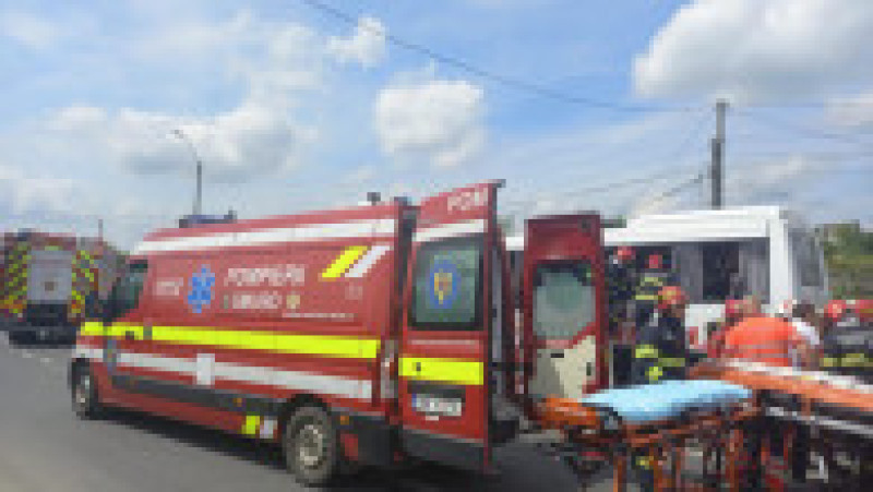 Accident rutier în județul Iași, la Lețcani Foto: ISU Iași | Poza 6 din 6