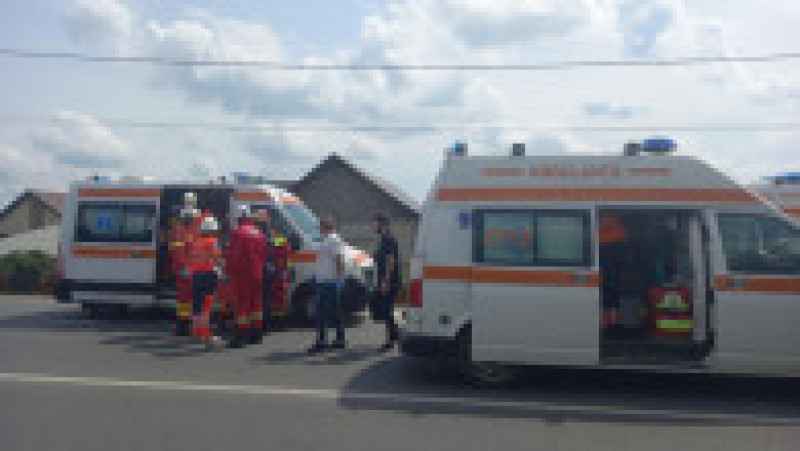Accident rutier în județul Iași, la Lețcani Foto: ISU Iași | Poza 5 din 6