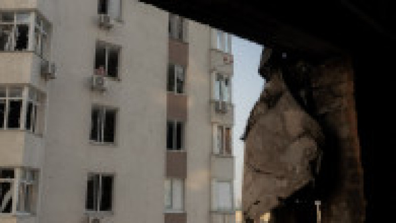 Bloc din Kiev avariat de atacurile rusești. Foto: Profimedia | Poza 3 din 11