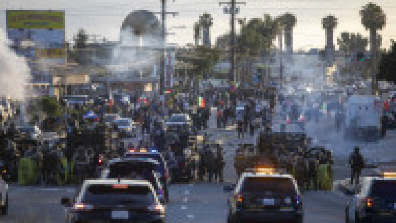 Proteste în Los Angeles. Foto: Profimedia | Poza 5 din 7