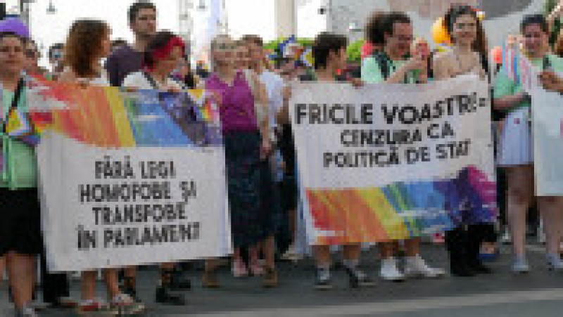 Marsul Bucharest PRIDE 2025. Sursa foto: INQUAM Photos / Norbert Nemes | Poza 3 din 12