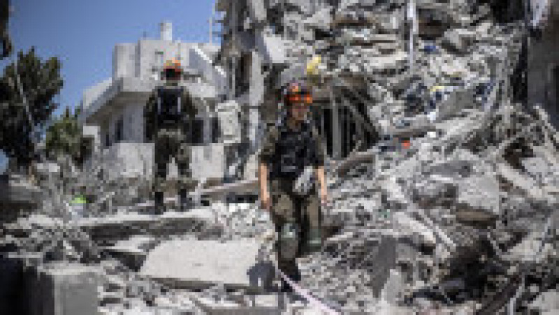 Explozii s-au auzit la Tel Aviv, Ierusalim și Teheran după ce Iranul a lansat peste 100 de rachete. Foto: Profimedia Images | Poza 8 din 15