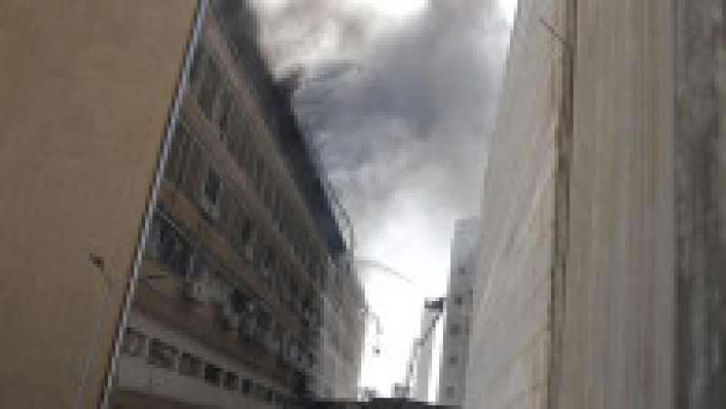 Mai multe clădiri din centrul și sudul Israelului au fost distruse de bombardamente, printre care și un spital. Sursa: Profimedia Images | Poza 1 din 10