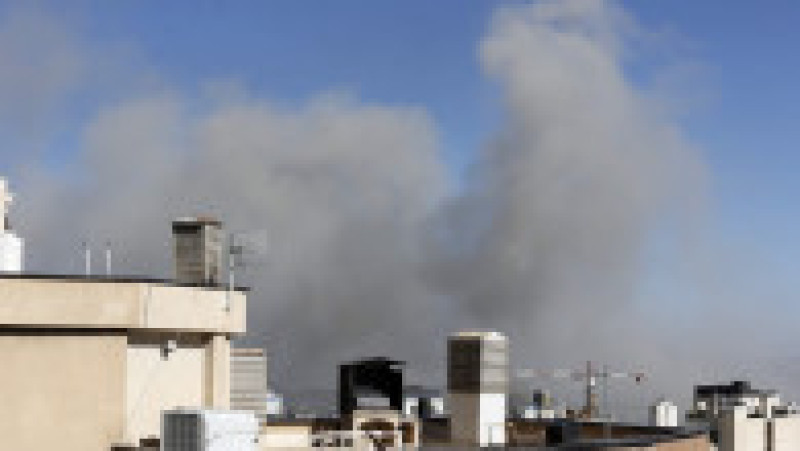 Mai multe clădiri din Teheran au fost bombardate, printre care și un reactor. Sursa: Profimedia Images | Poza 8 din 10